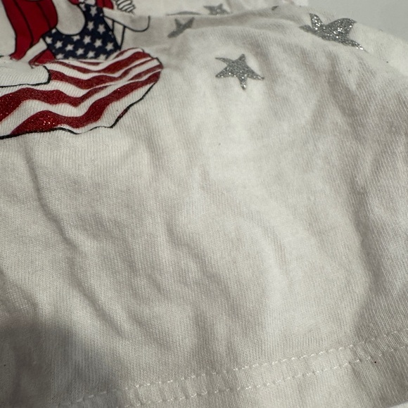 The Children’s Place 3T Girls American Cutie White Short Sleeve Mermaid T-Shirt - Picture 3 of 6